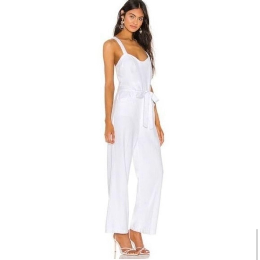 Paige White Denim Jumpsuit